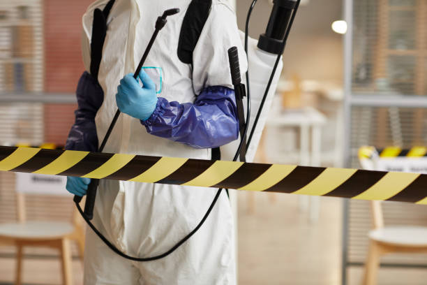 Professional Biohazard Cleanup technician working in Encino, TX